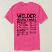 grappige uurfrequentie van de lassen T T-shirt (Design voorkant)