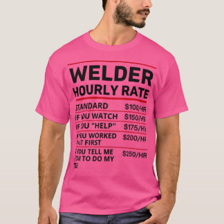 grappige uurfrequentie van de lassen T T-shirt