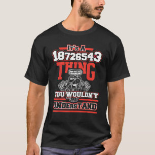 Grappige V8 Motor Firing Order 18726543 T Shirt vo