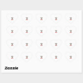Grappige Vaarzenkoe Vintage Gravure Shirt Ontwerp_ Hart Sticker (Vel)
