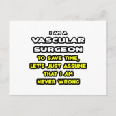 Grappige Vaatchirurg T-shirts en geschenken Briefkaart (Voorkant)