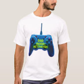 Grappige vader aangepaste Zazzle t shirten T-shirt (Voorkant)