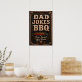 Grappige Vader BBQ Poster (Keuken)