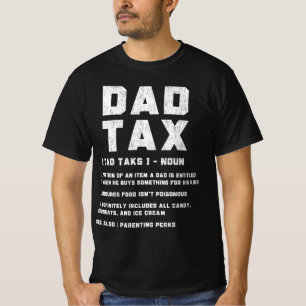 Grappige vader belasting definitie Vaderdag Cadeau T-shirt