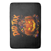 Grappige Vader Belasting Halloween Pompoen Badmat (Voorkant Verticaal)