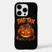 Grappige Vader Belasting Halloween Pompoen Case-Mate iPhone Case (Achterkant)