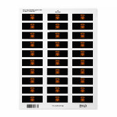 Grappige Vader Belasting Halloween Pompoen Etiket (Full Sheet)