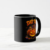 Grappige Vader Belasting Halloween Pompoen Mok (Voorkant rechts)
