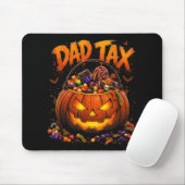 Grappige Vader Belasting Halloween Pompoen Muismat (Met muis)