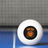 Grappige Vader Belasting Halloween Pompoen Pingpongbal (Net)