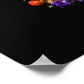 Grappige Vader Belasting Halloween Pompoen Poster (Hoek)
