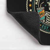 Grappige vader belasting skelet retro vintage frie muismat (Hoek)