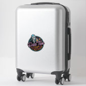 Grappige Vader Belasting Skelet Vintage Gravure Sh Sticker (Koffer)