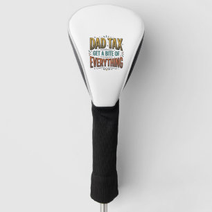 Grappige vader belasting vintage graveer shirt ont golfheadcover