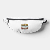 Grappige Vader Belasting Vintage Gravure Shirt Ont Heuptasje (Liggend)