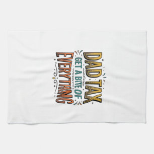 Grappige Vader Belasting Vintage Gravure Shirt Ont Theedoek