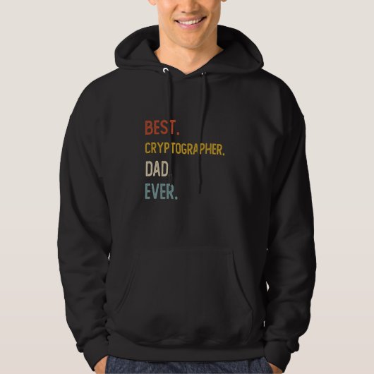 Grappige Vader Beste Cryptograaf Vader Ooit Shirt (Voorkant)