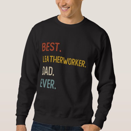 Grappige vader Beste leerbewerker vader ooit Shirt (Voorkant)