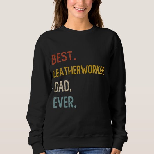 Grappige vader Beste leerbewerker vader ooit Shirt (Voorkant)