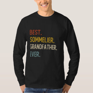 Grappige vader Beste Sommelier Grootvader Ooit Shi T-shirt