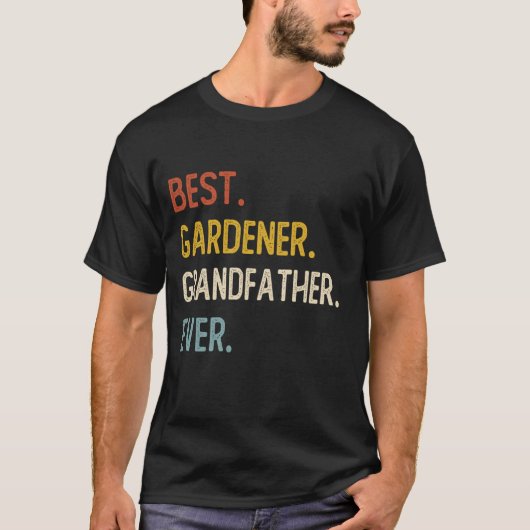Grappige vader beste tuinman Opa ooit shirts Fa (Voorkant)