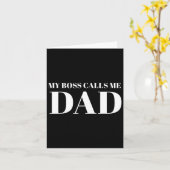 Grappige vader dochter citeren vaders dag mijn baa kaart (Gele Bloem)