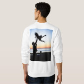 Grappige vader dochter geschenken personaliseren f trui (Achterkant volledig)