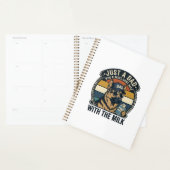 Grappige Vader Duitse Herdersmelk Retro Shirt Ontw Planner (Display)