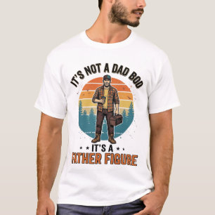 Grappige Vader Figuur Vintage Vader Humor T-shirt