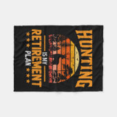 Grappige vader gepensioneerd opa jagen is mijn pen fleece deken (Voorkant (Horizontaal))