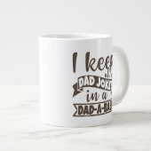 Grappige vader grap computer IT ingenieur Dada Bas Grote Koffiekop (Voorkant rechts)