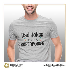 Grappige Vader Grappen Aanpasbare Vaderdag T-shirt