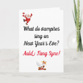 Grappige Vader Grappen Kerstkaart Kaart (Voorkant)