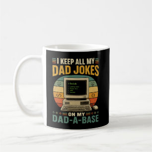 Grappige Vader Grappen Vader-A-Base Vintage Vaderd Koffiemok