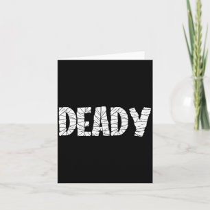 Grappige Vader Halloween Dode Mummie Halloween Mat Kaart