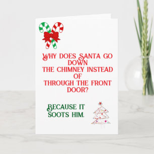 Grappige vader Joke ontwierp kerst Kaart