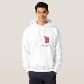 Grappige vader kerst hoodie | De postkamer van de  (Voorkant volledig)