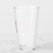 Grappige Vader Lichaam Vader Figuur Beer Bier Shir Glas (Links)