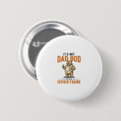 Grappige Vader Lichaam Vader Figuur Beer Bier Shir Ronde Button 5,7 Cm (Voorkant /achterkant)