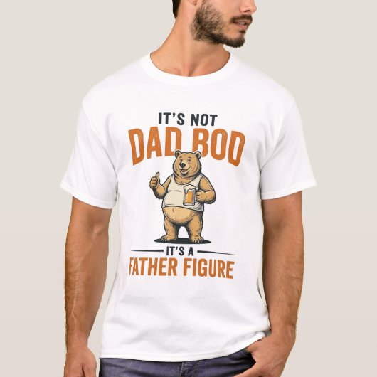 Grappige Vader Lichaam Vaderfiguur Beer Bier Shirt (Voorkant)
