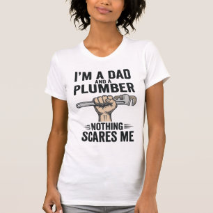 Grappige Vader Loodgieter Vintage Gravure Shirt On