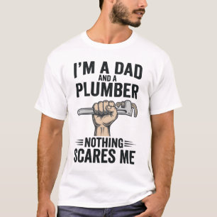Grappige Vader Loodgieter Vintage Gravure Shirt On