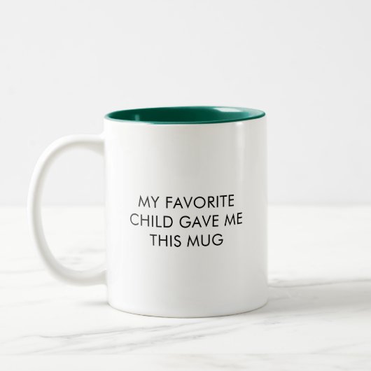 Grappige vader Mijn favoriete kind koffie Mok (Links)