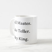 Grappige vader Mok - Grill Master Joke Teller Nap (Voorkant links)