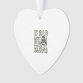 Grappige Vader Monteur Als Vader Het Niet Kan Repa Ornament (voorkant)