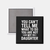 Grappige vader papa cadeaus mannen van dochter vad magneet (Voorkant / Achterkant)