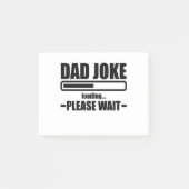 Grappige Vader Papa Vaderdag Lade Post-it® Notes (Voorkant)