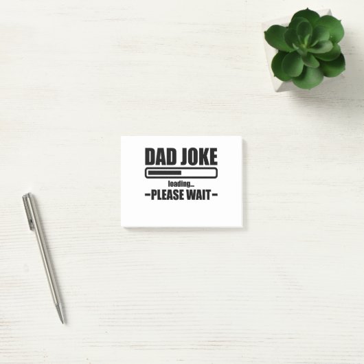 Grappige Vader Papa Vaderdag Lade Post-it® Notes (Kantoor)