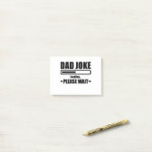 Grappige Vader Papa Vaderdag Lade Post-it® Notes (Op bureau)
