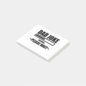 Grappige Vader Papa Vaderdag Lade Post-it® Notes (Schuin)